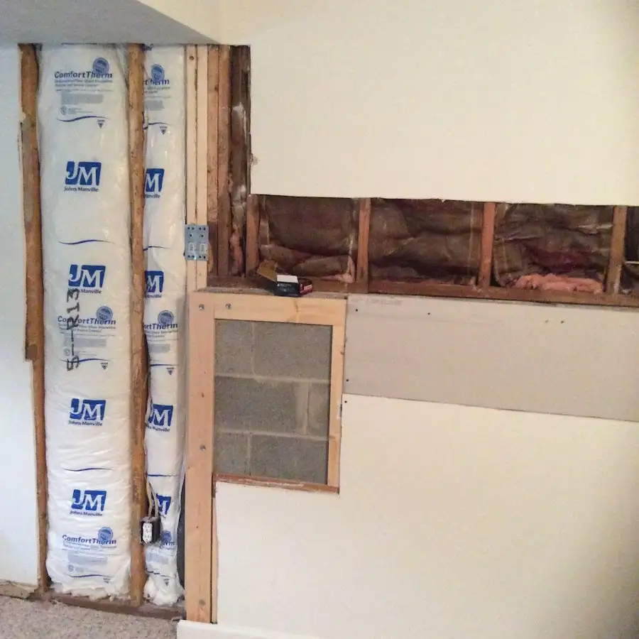 Wall insulation replacement during Contents Cleaning & Restoration in Almena